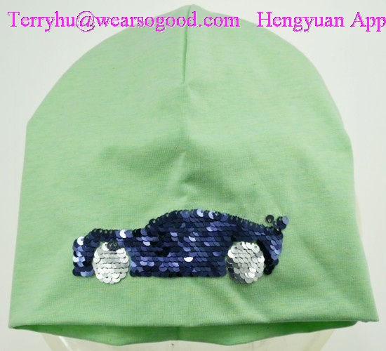 Knitted Hats With Sequins