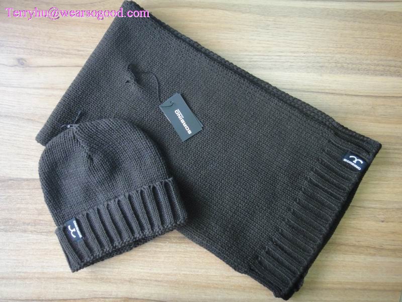 knitted hats gloves scarf