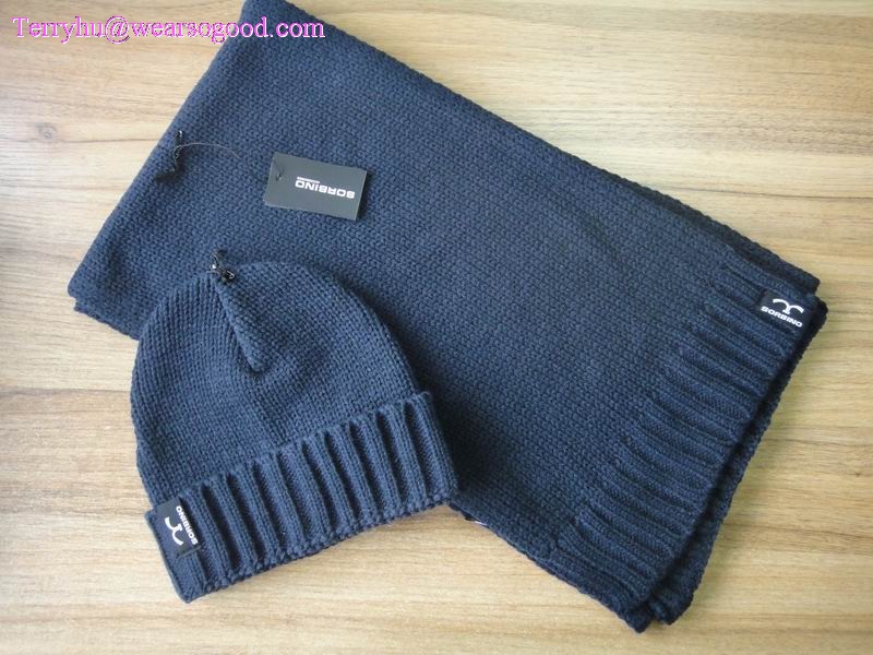 knitted hats gloves scarf